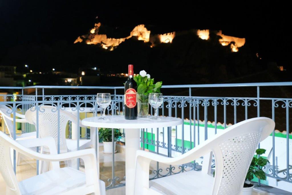 wine castle night view